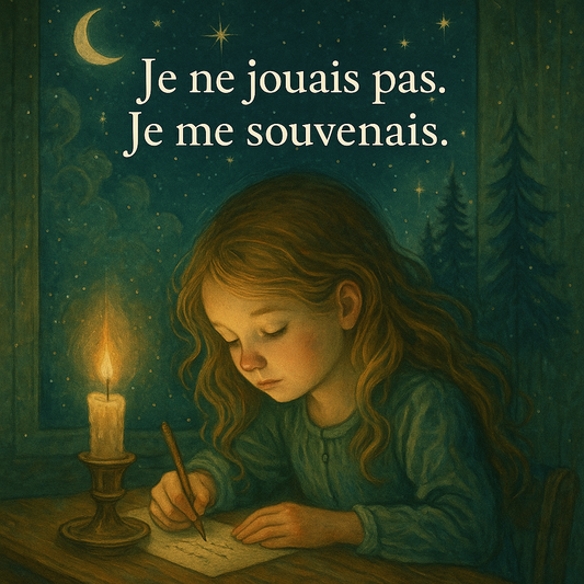 Je ne jouais pas. Je me souvenais.