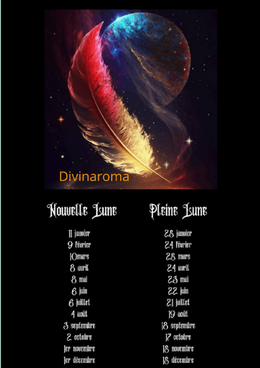 Calendrier Lunaire 2024 - Divinaroma