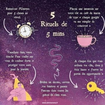 Rituels Simples du Bonheur dans le Positif - Divinaroma