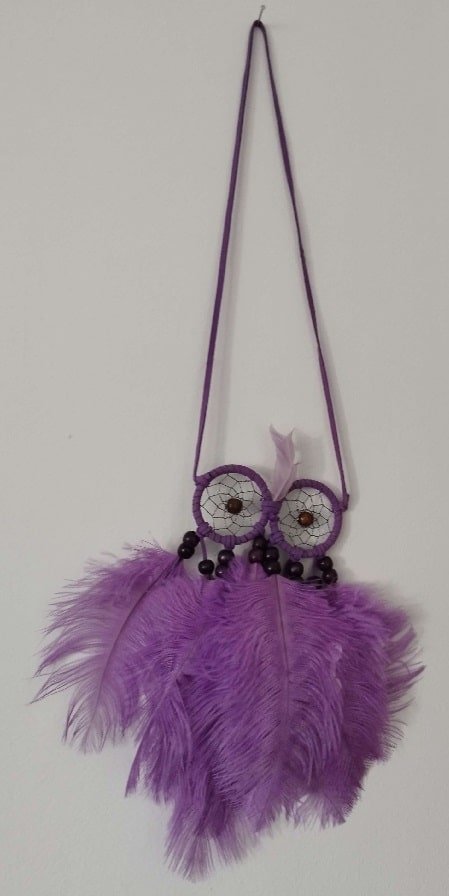 Attrape rêves Chouette Mauve - Divinaroma