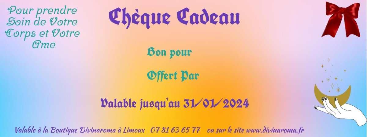 Chèque-cadeau - Divinaroma