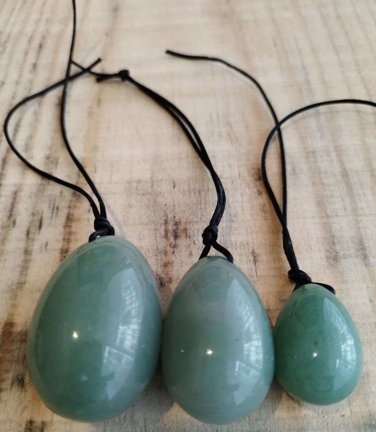 Oeufs de Yoni en Jade Vert - Divinaroma