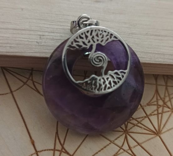 Pendentif Energie Améthyste - Divinaroma