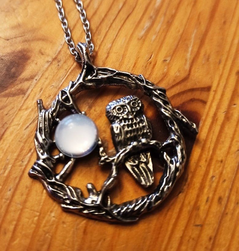 Pendentif Esprit Animal La Chouette - Divinaroma
