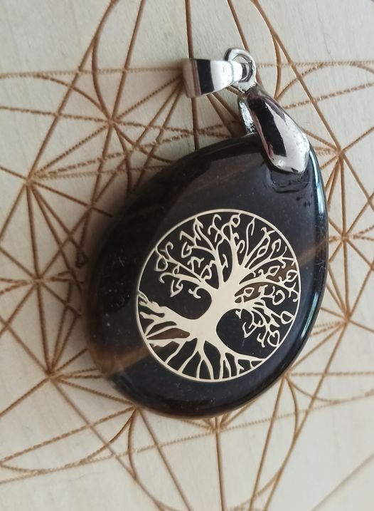 Pendentif Œil de Tigre - Divinaroma