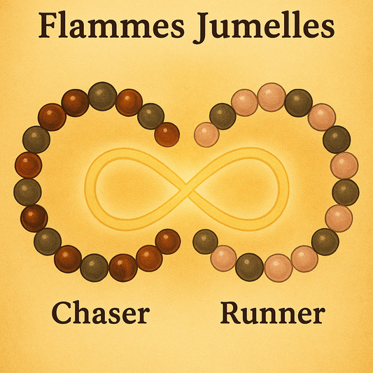 bracelets sur fond jaune en forme de l infini pour chaser et runner