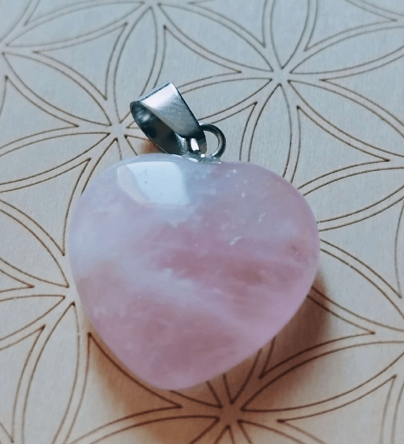 Pendentif quartz rose - Divinaroma