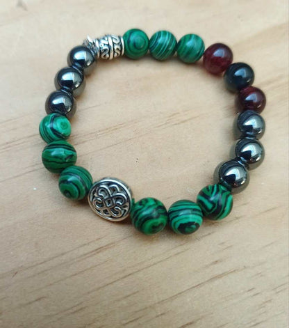 Bracelet vibratoire anti-inflammatoire Lithothérapie soulagement naturel des douleurs articulaires et rhumatismales