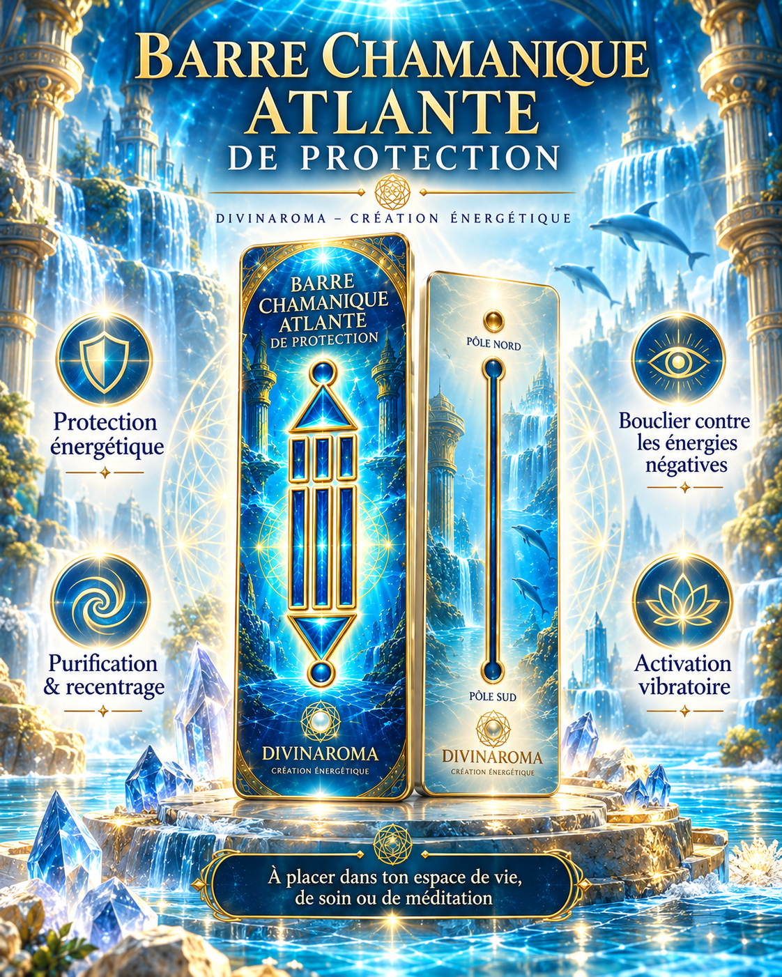 Barre Chamanique Atlante de Protection
